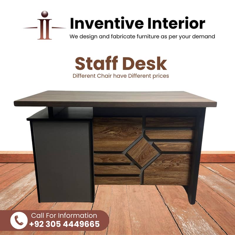 Executive Table, Office desk, workstation, staff desk, k shape table 0