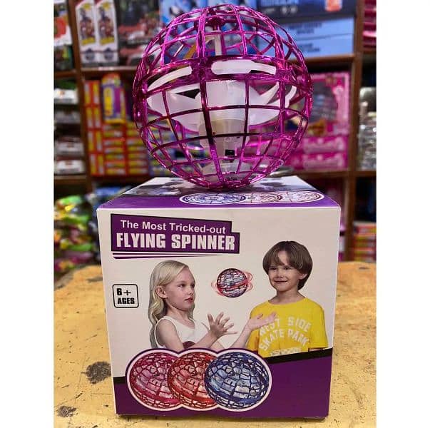 New) Wireless LED  Flying Spinner Ball Flying Ball Toy's 2