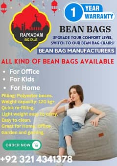 Bean Bags set _ Furniture Kids Bean Bag For Home use_ School use Offic