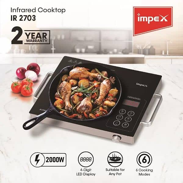 Infrared Cooktop IR 2703 (Electric Stove/ Hotplate) 0