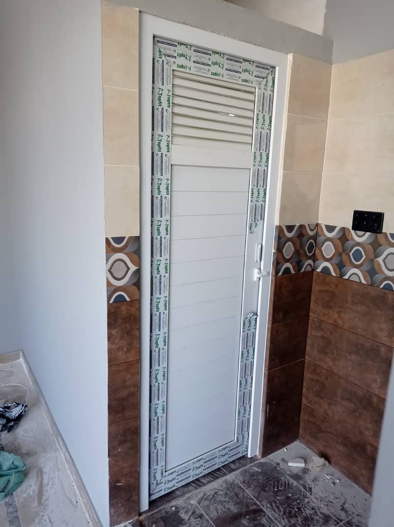 bathroom doors/PVC Doors/PVC windows/UPVC Doors/UPVC windows 6