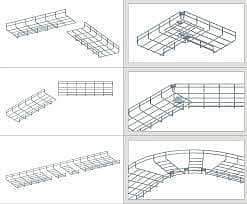 Cable tray wire mesh tray trollies hanging unit 10