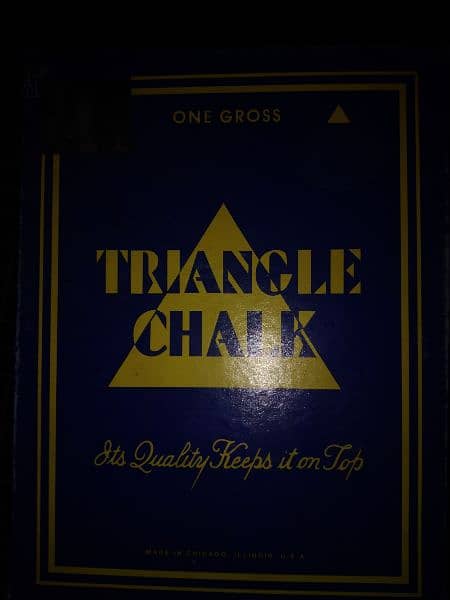 Triangle chalk , snooker chalk 5