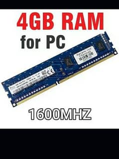 4gb Ram ddr3 New