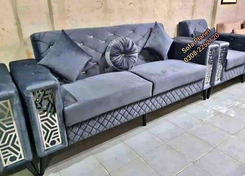 Sofa set 5 seater with 5 cushions free (Big sale for limited days) 2