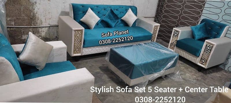 Sofa set 5 seater with 5 cushions free (Big sale for limited days) 7