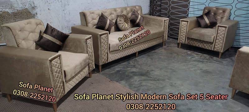 Sofa set 5 seater with 5 cushions free (Big sale for limited days) 11