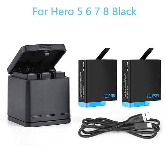 Hero gopro 5 6 7 8 battery 0