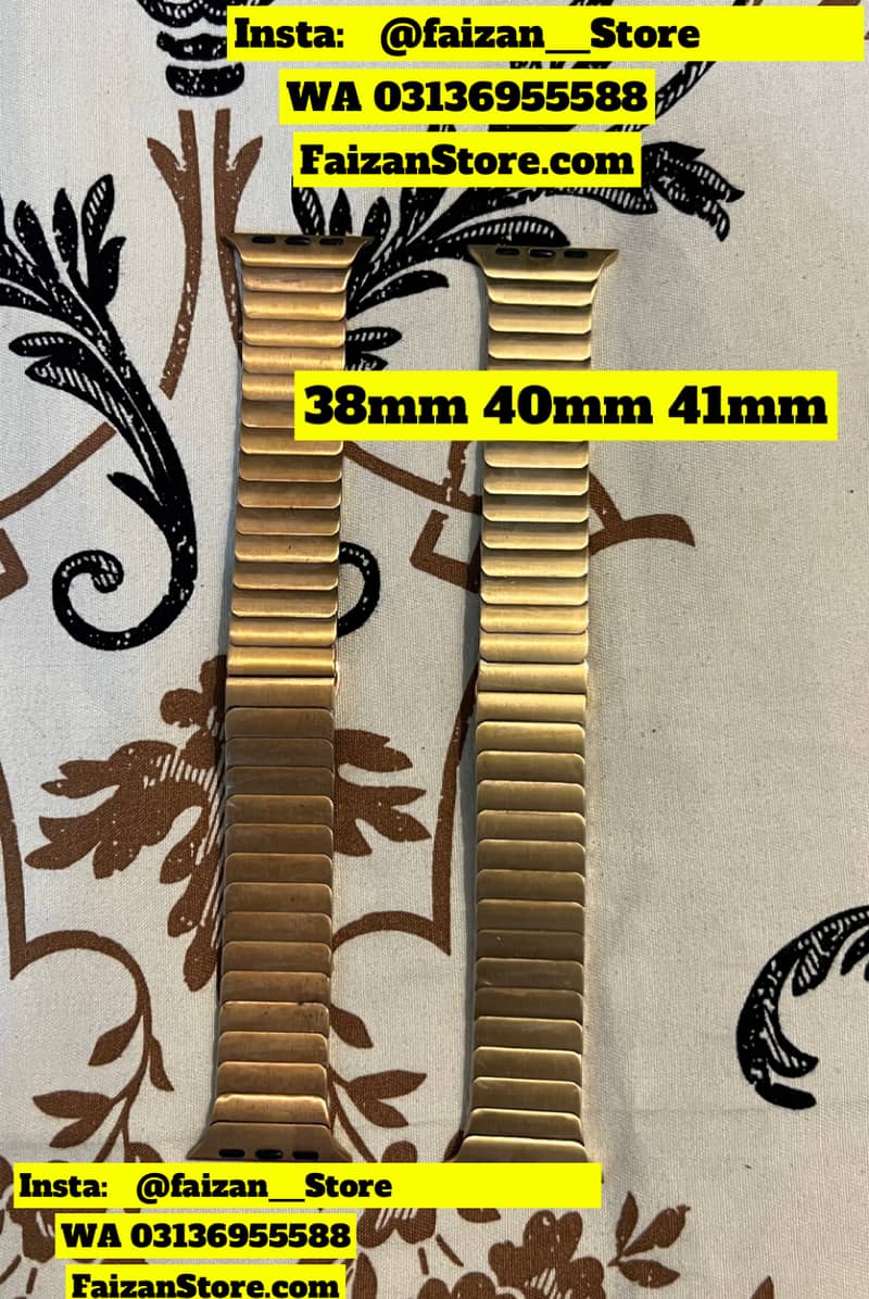 For Apple Watch Series 9 8 7 6 SE Ultra 2 Link Bracelet Strap Band 44/ 15