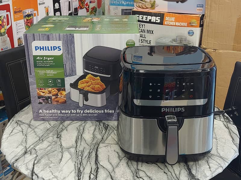 Original Philips HD9750 LCD Touch Air Fryer - 7.0 Liter Master Chef 0