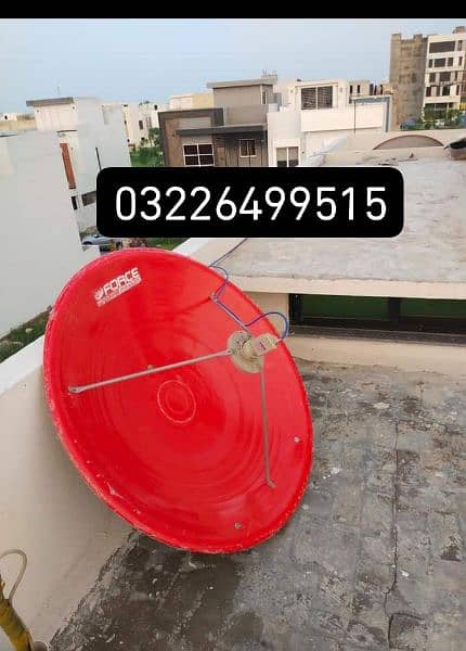 12/Dish antenna and service TV all world 03226499515 0