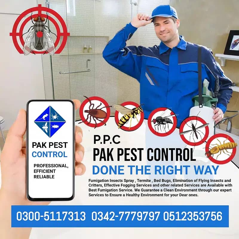 Pest Control/Termite Control/fumigation services/Deemak Control 0