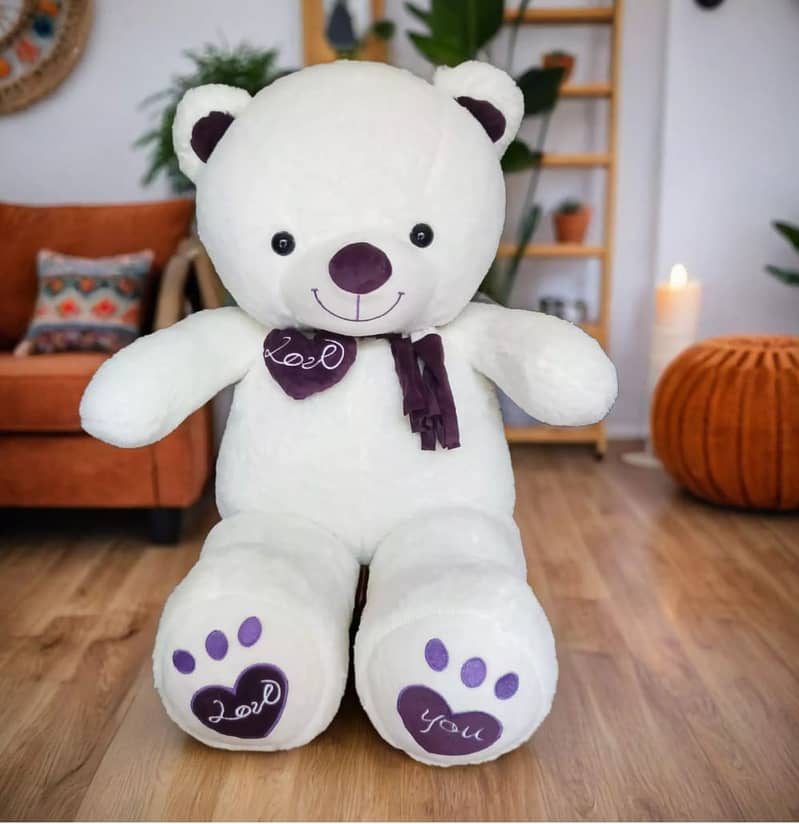 Teddy Bear 3.2 Feet |Soft stuff toy| gift for kids| 0