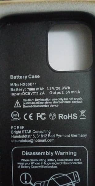 Battery Case for iPhone 12 Pro Max, iPhone X and XR 3