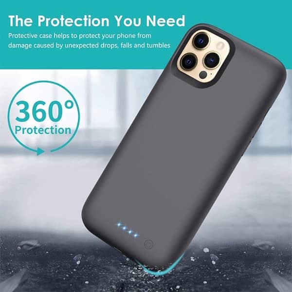 Battery Case for iPhone 12 Pro Max, iPhone X and XR 4