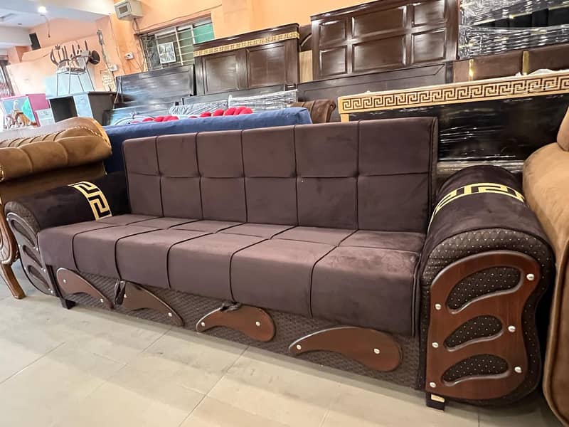 L shape sofa/sofa set/poshish sofa/sofa chair bed room chair/furniture ...