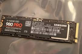 SAMSUNG 980 PRO 2TB PCIe Gen 4.0 & Samsung SSD 1TB PM9A1 NVMe PCIe 4.0