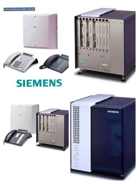 Siemens/Panasonic telephone exchange/fingerprint access control system 1