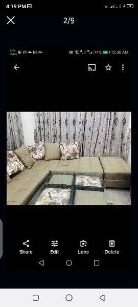 l shape sofa set for urgent sale like a new condition 7
