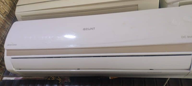 ORIENT KENWOOD  1.5 TON DC INVERTER HEAT AND COOL HOME USED 3