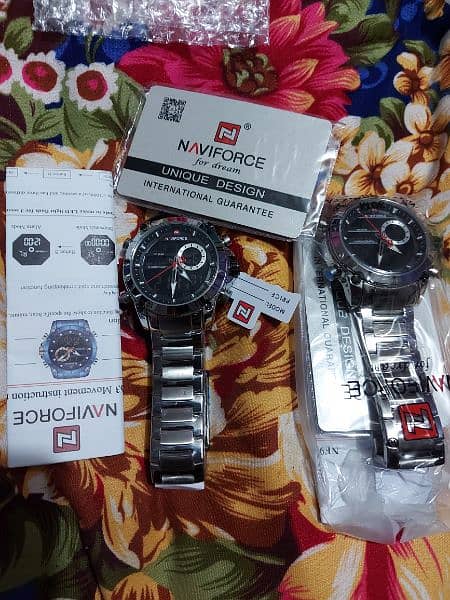 2 naviforce dual time watches 1