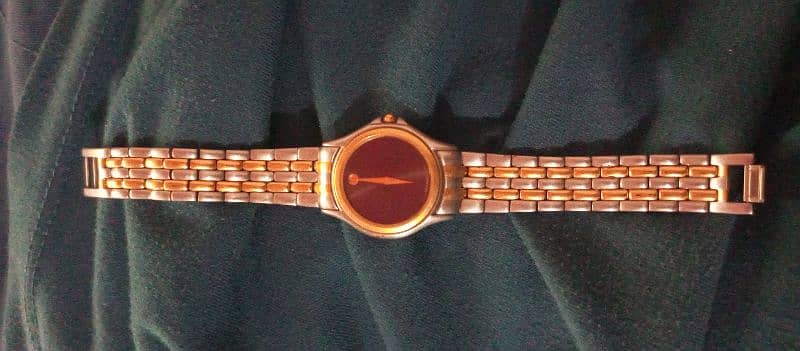 Movado original . vintage movado museum 2 tone gold stainless steel 1