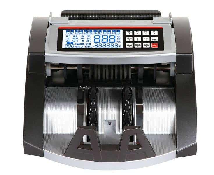 mix value currency counting machine with fake note detection in pak 8