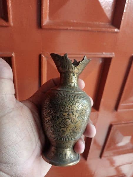 antique Persian handcrafted brass pitcher What's app 03188545977 2