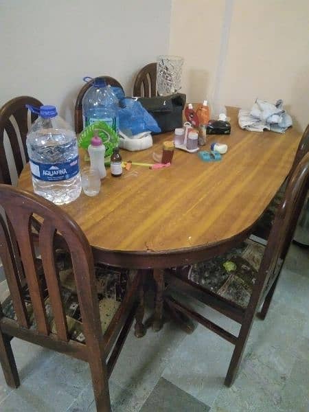 8x chairs n dining table fr sale 0