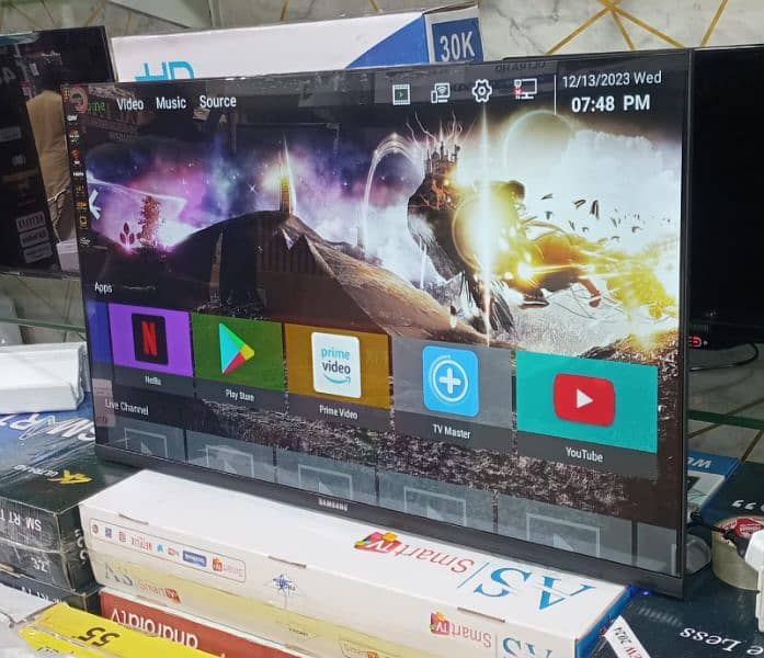 1 DAY SALE LED TV 55 INCH SMART 4K ULTRA SLIM ANDROID 3