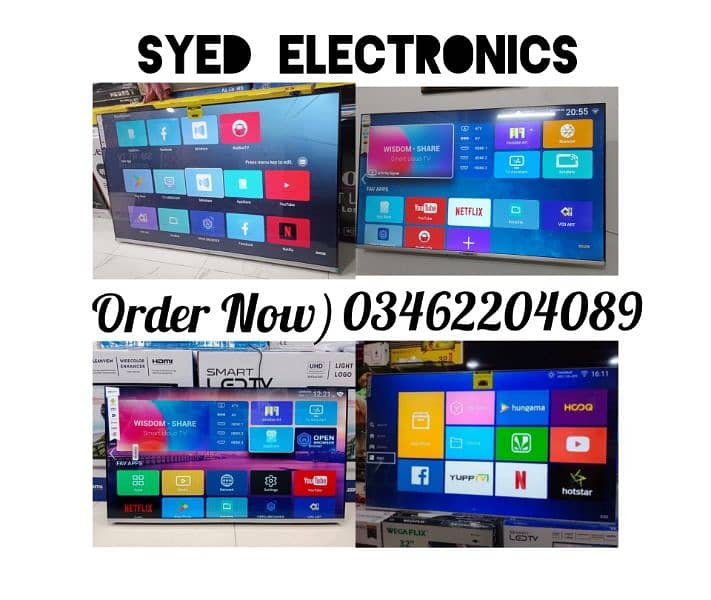 OFFER 75" INCHES LED TV SAMSUNG ANDROID 4K BORDER LESS AVAILABL 0