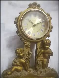 original vintage Antique citizen table clock Art work
