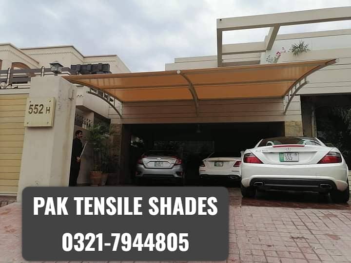 shades / car parking shades / tensile shades / sheds / porch sheds 8