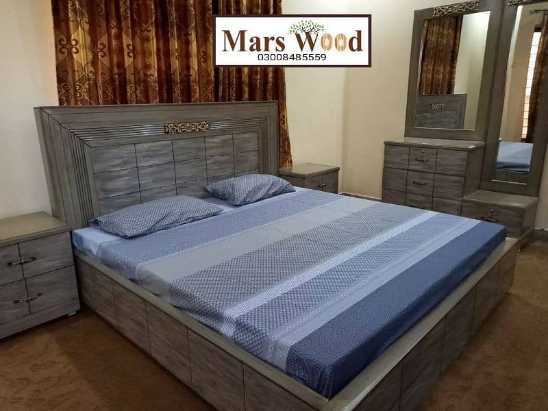 wooden bed/bed set/luxury bed/king size bed/double bed/furniture 1