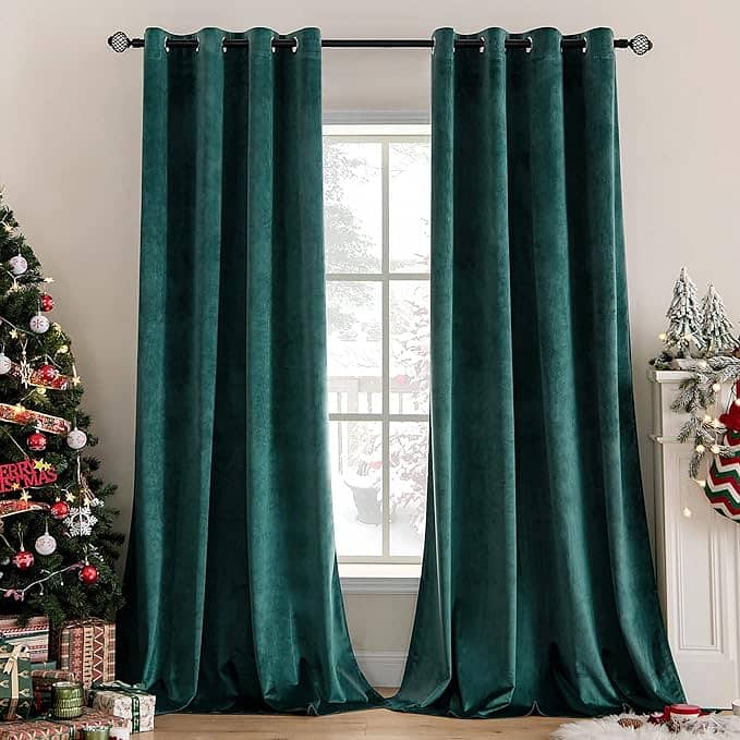 Luxur Pure Velvet Curtains 120 L * 60 W (2 Pair) 5