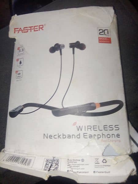 faster wireless neckband earphone model saver s10 0