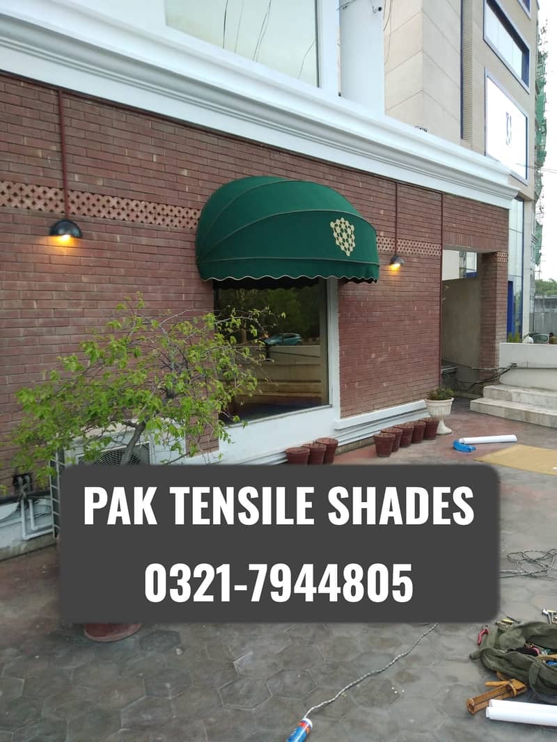 PVC shades / porch sheds / parking shed / shades / window shades 11
