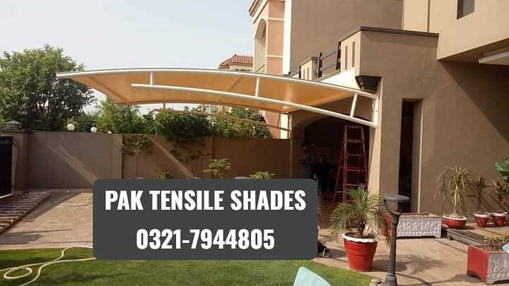 Tensile shades / porch sheds / parking shed / shades / window shades 3