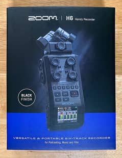 Zoom H6 All Black 6-Input / 6-Track Portable Handy Recorder 0