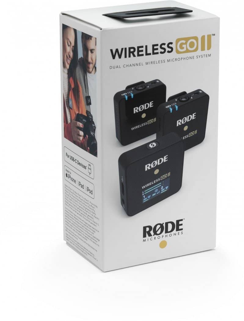 Rode Wireless GO II 2-Person Compact Digital Wireless Microphone 0