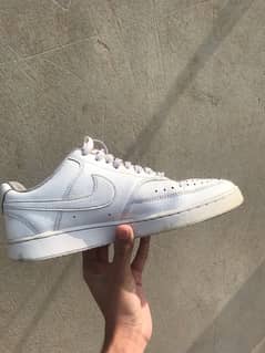 Nike court vision low All white