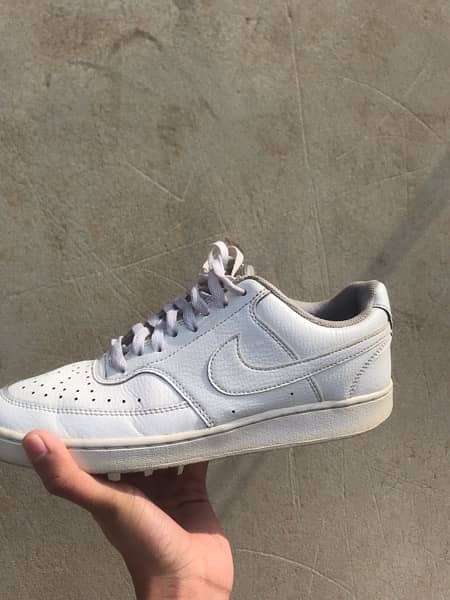 Nike court vision low All white 5