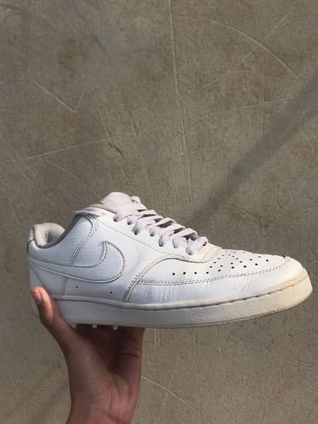 Nike court vision low All white 6