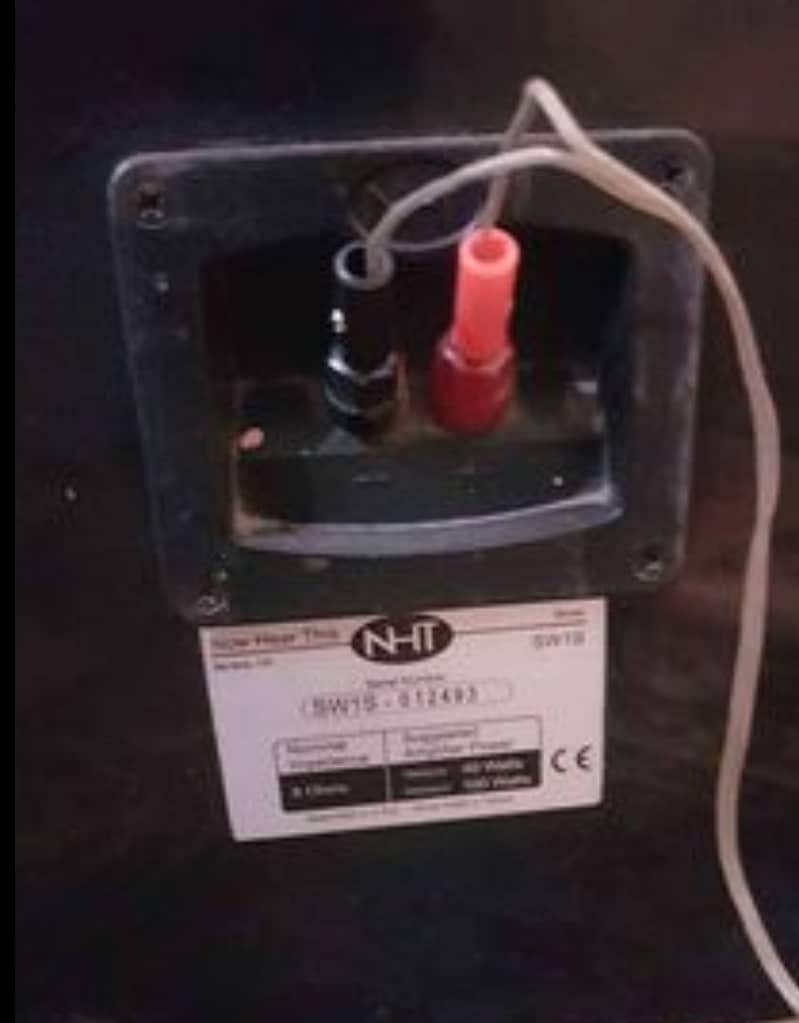 NHT Subwoofer Speaker 100 watts 1