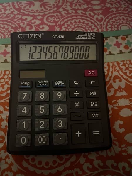 citizen calculator CT 130 0