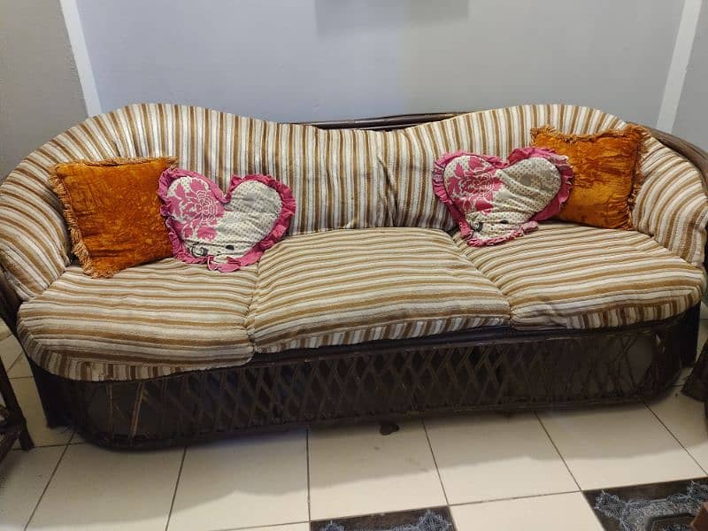 cane sofa set 0