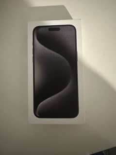 iPhone 15 pro max 256GB unlocked uk model black titanium sealed new