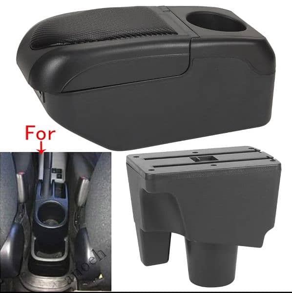 Toyota Aqua Imported Brand New Armrest with 6 USB ports 0