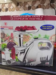 Brand new meat grinder/mincer machine - westpoint french series model