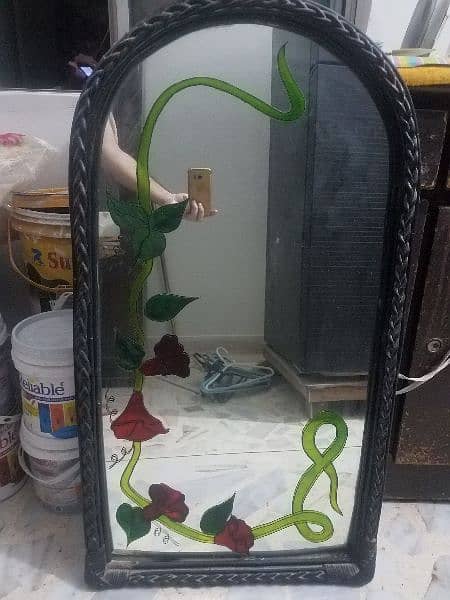 Beautiful Painting Wall Mirror CONTACT Whtsapp or Call 03362838259 2